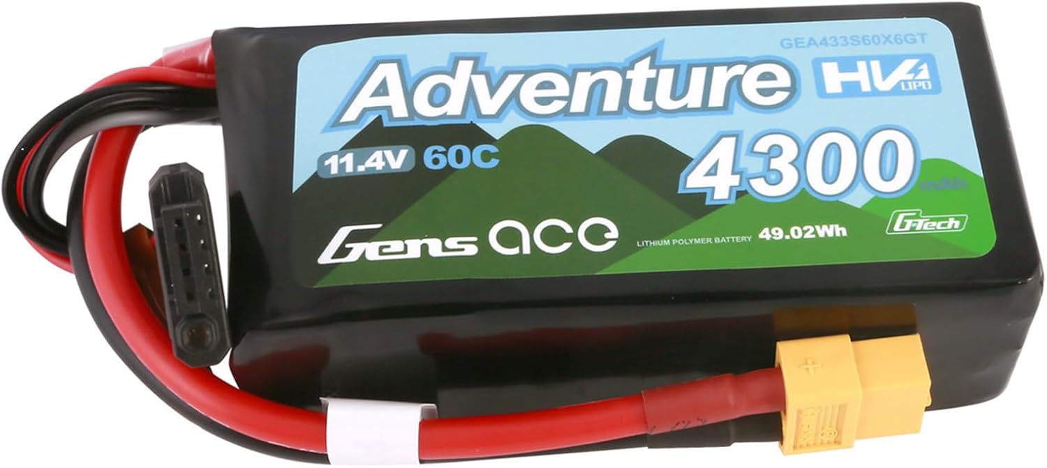 Gens Ace 4300mAh for Slash 2WD VXL (Brushless)